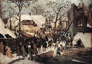 BRUEGHEL, Pieter the Younger Adoration of the Magi df France oil painting reproduction